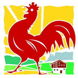 red rooster